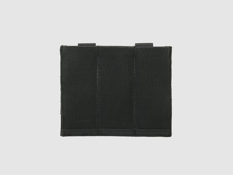 Elastic Triple Pistol Magazine Pouch - Black