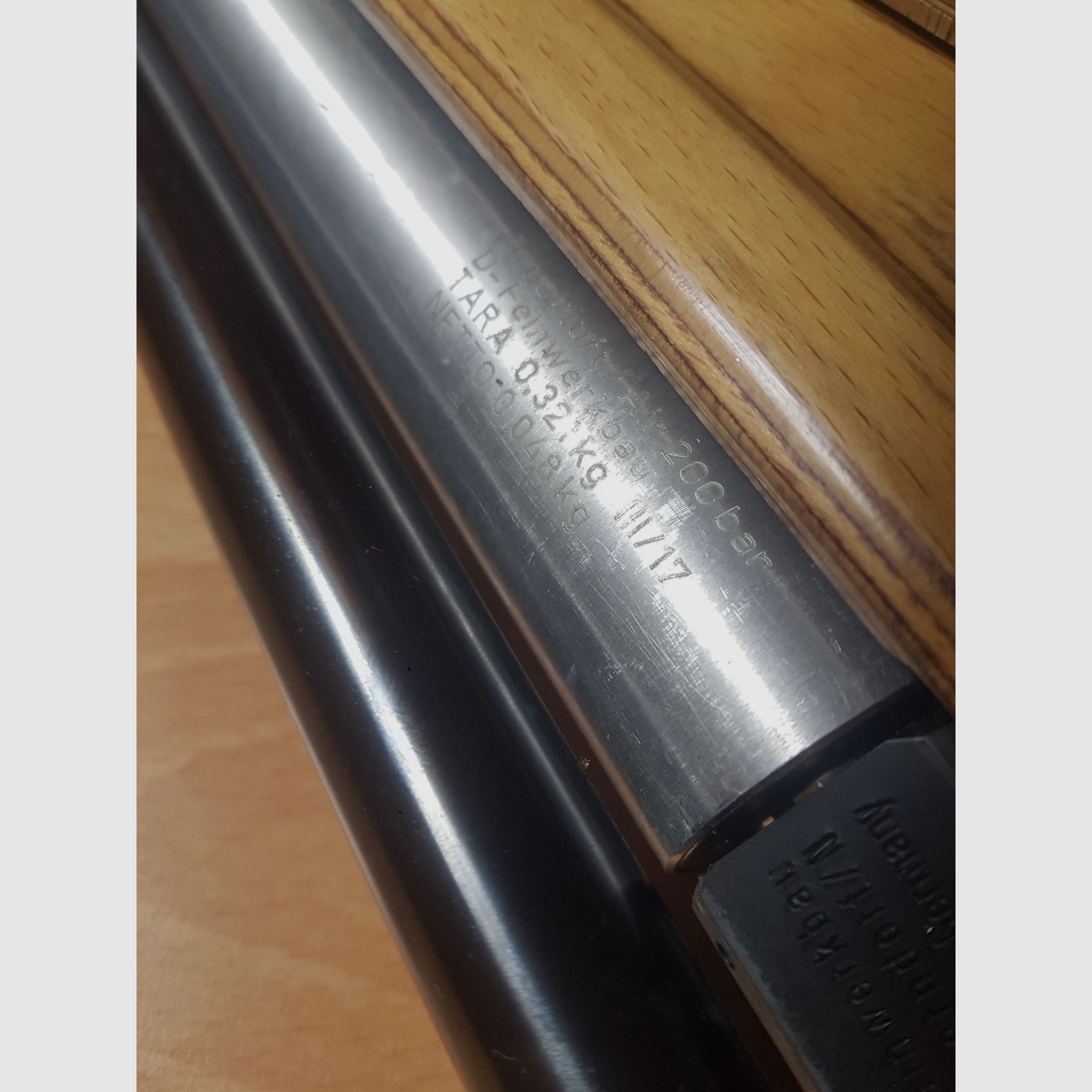 Compressed air match rifle FWB P70, with wedge and iris aperture for bench rest shooting!