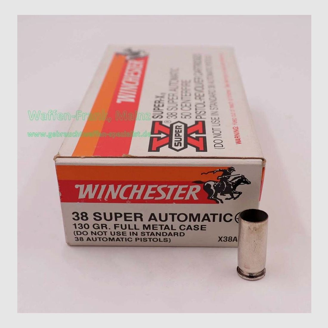 Winchester - USA FFW-łuski, używane .38 Super Automatic