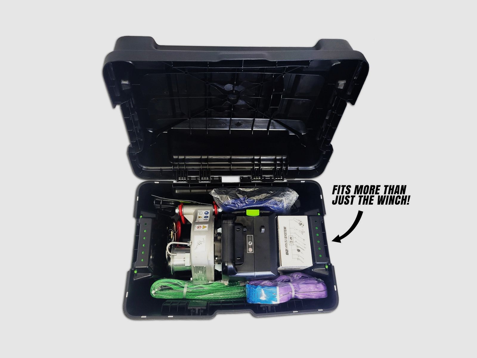Portable Winch PCW3000-Li Forestry Complete Set – 2 Batteries & Accessories, image 13 of 13