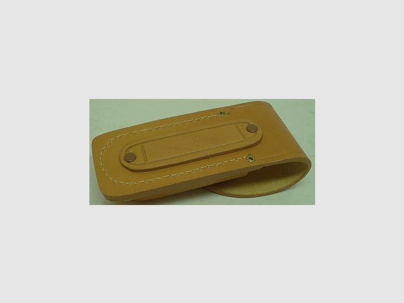 Lederetui braun - Grifflänge max. 110x30x18mm