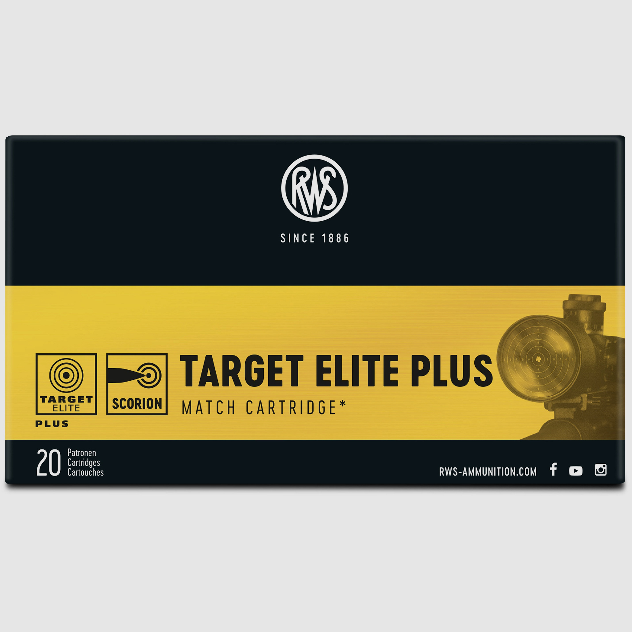 RWS  Target Elite Plus .223Rem 3,36G Scorion