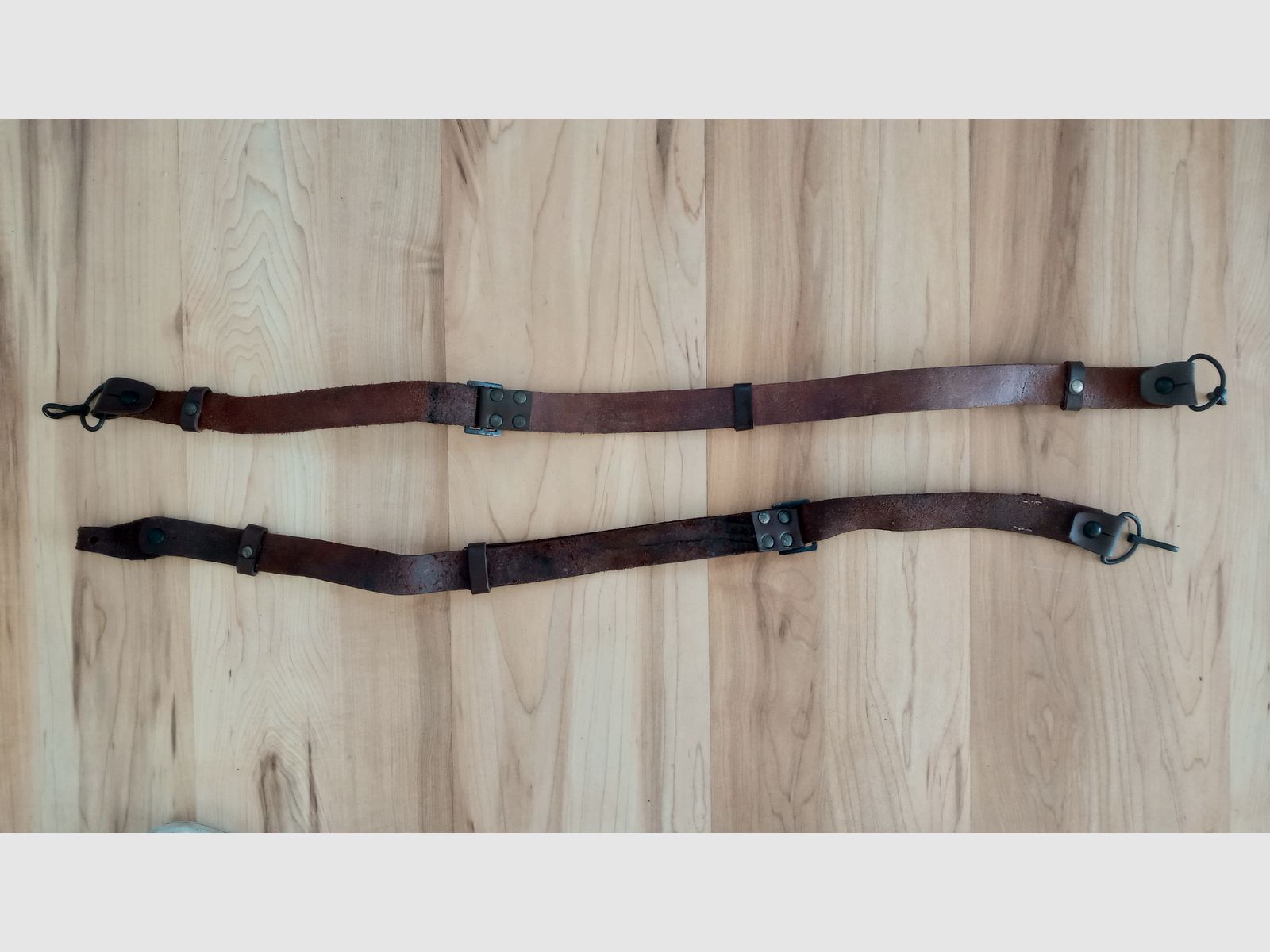 70s/80s AK74 / AKM cinturino per fucile Arsenal Bulgaria / cinturino in pelle / tracolla / Gun Sling / Molto adatto per Cugir o Zastava AK, immagine 6 di 8