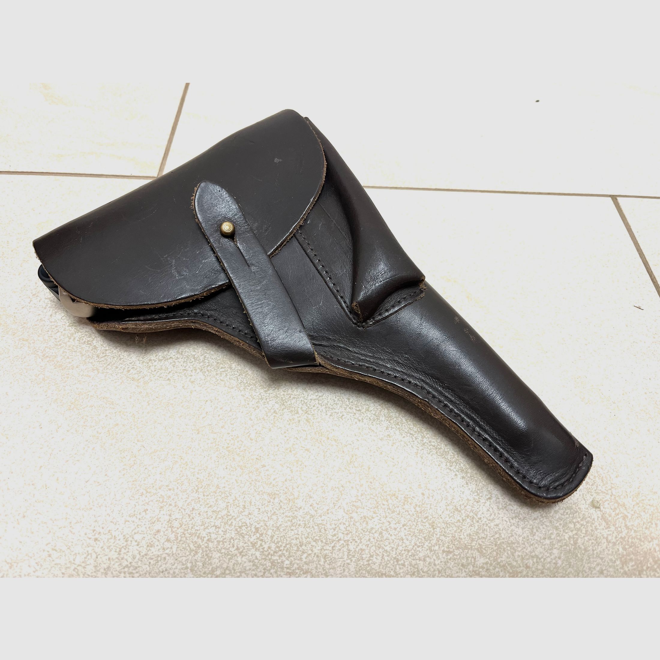 ••• Luger P08 Holster / Pistolentasche - Leder •••