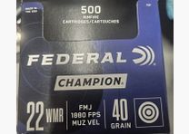 FEDERAL MUNITION .22 WMR 40GR FMJ 50 St