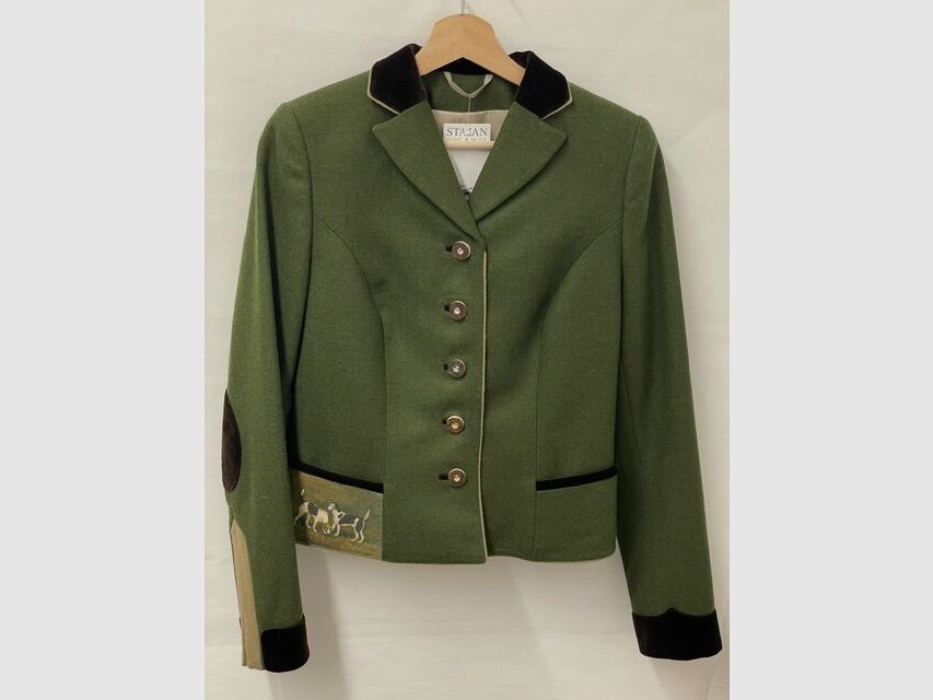 Stajan Art & Mode Veste Florence en Vert, image 1 sur 7