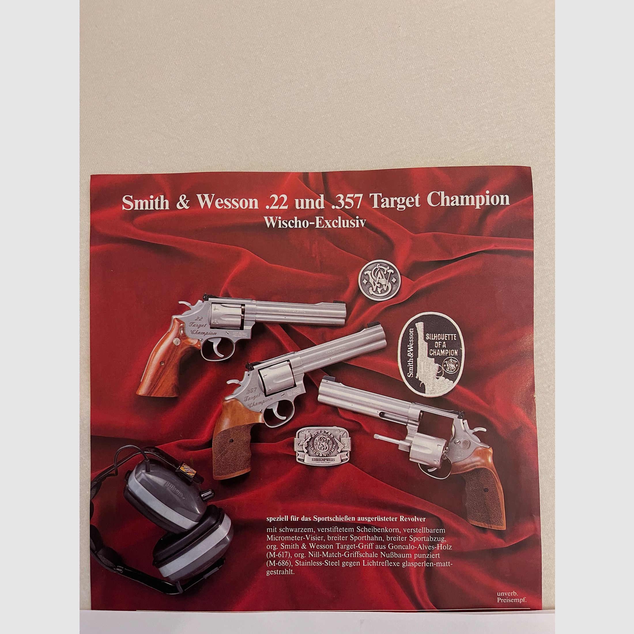 Revólver Smith & Wesson .357 Target Champion