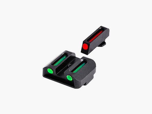 Hausse et guidon Fibre Optique Truglo pour Glock (bas)