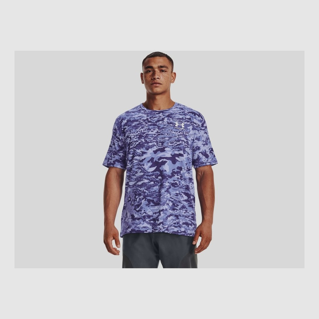 Under Armour UA ABC Camo Short Sleeve T-Shirt Sonar Blau S