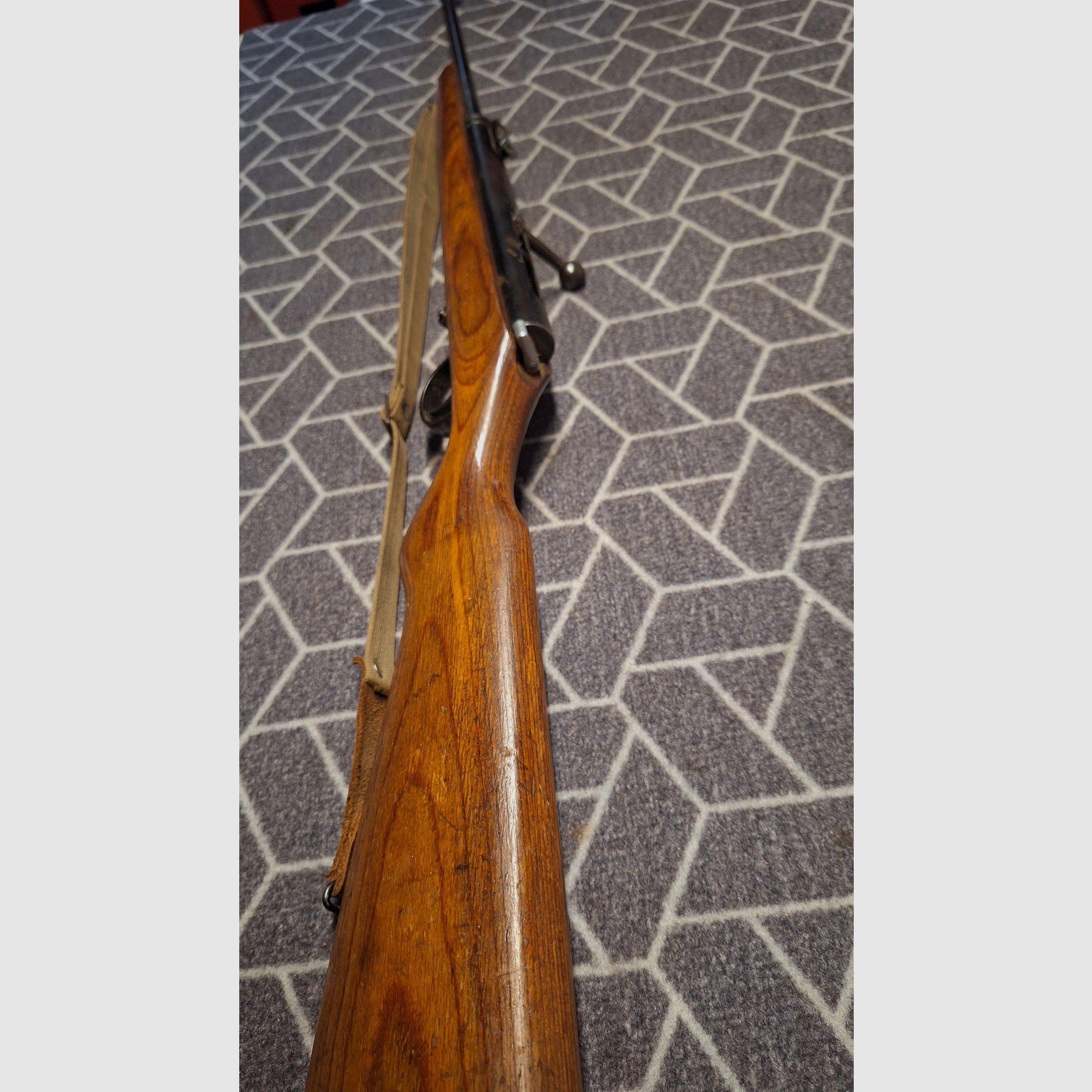 Haenel Suhl Sport Modell 49a (no 310) con correa, funda y cargador de 12!
