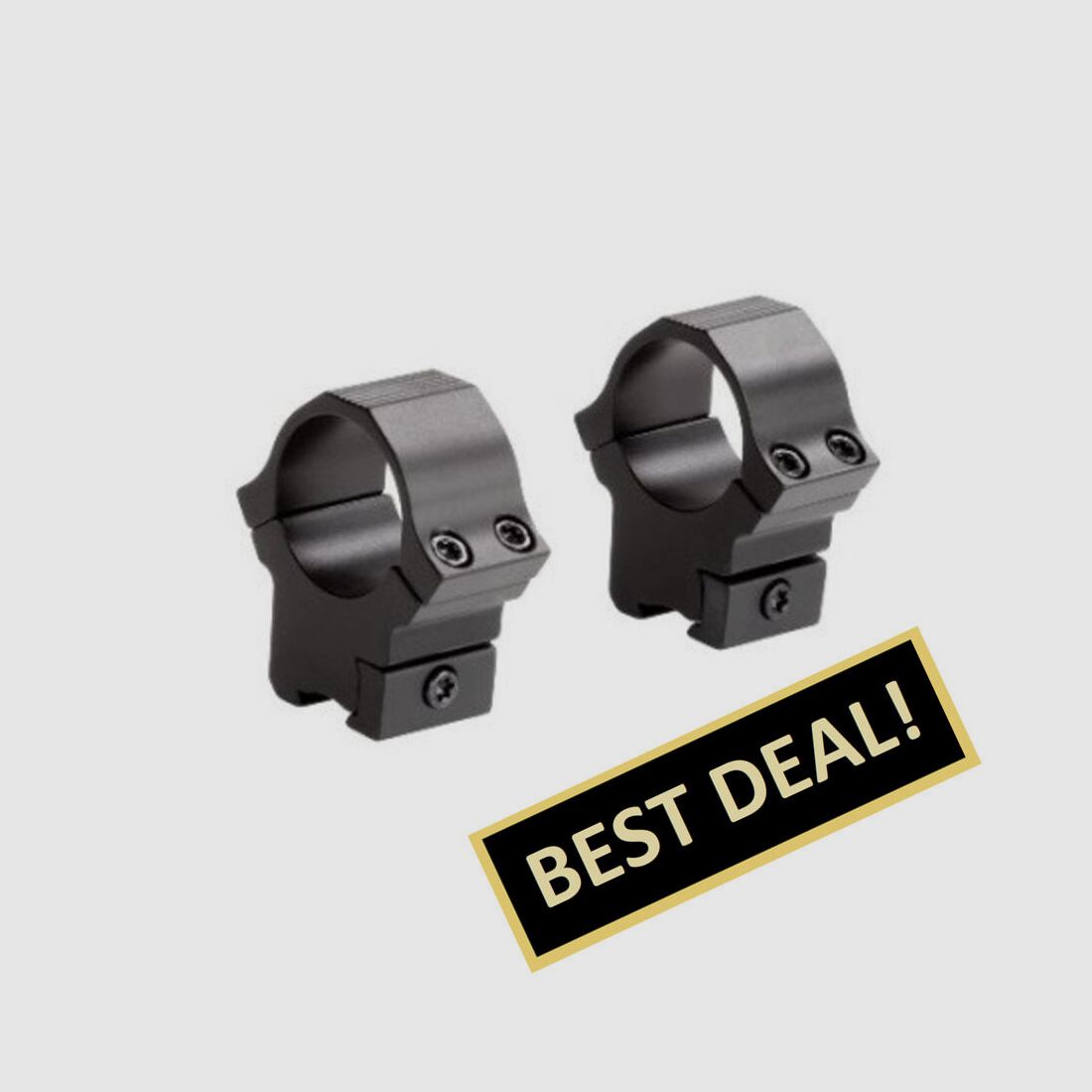 Sun Optics USA anillos prismáticos de 1" (1 pulgada) Med Torx .22lr