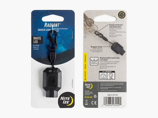 Nite Ize Radiant Squeeze LED Torcia da Chiavi