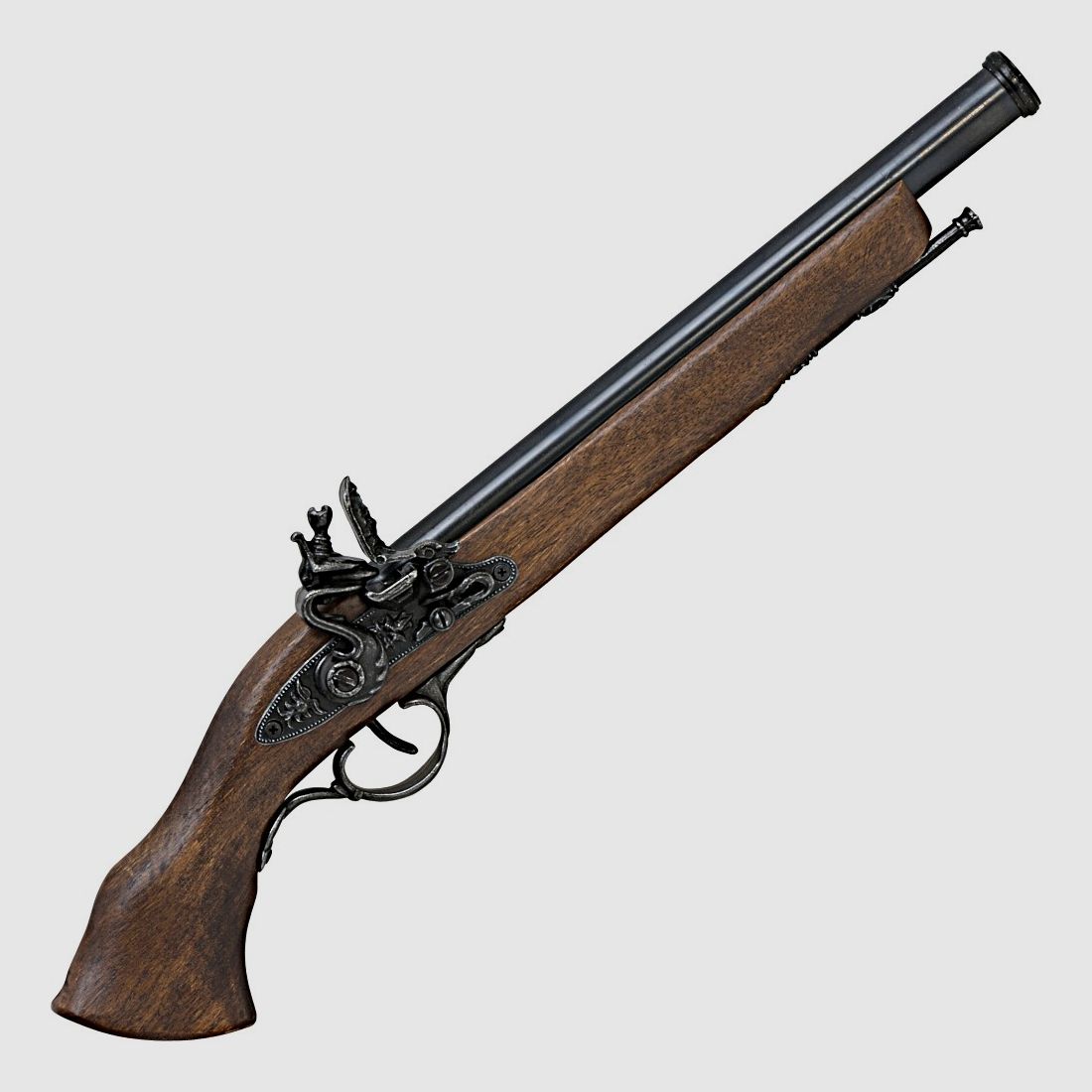 Pistolet décoratif avec poignée en bois
