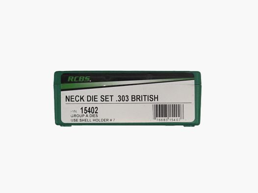 RCBS DIE SET NECK 2A 303 BRITISH