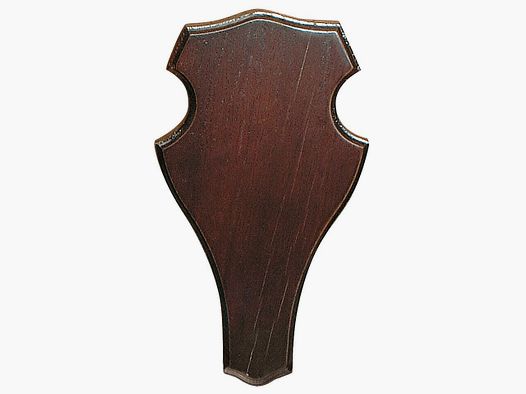 Massives Eichenschild für Damwild – Abgerundet – 29 x 18 cm