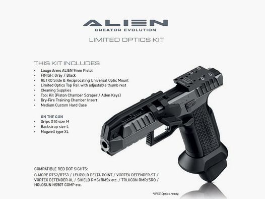 Laugo Arms Mod. ALIEN Creator Ltd. Optics