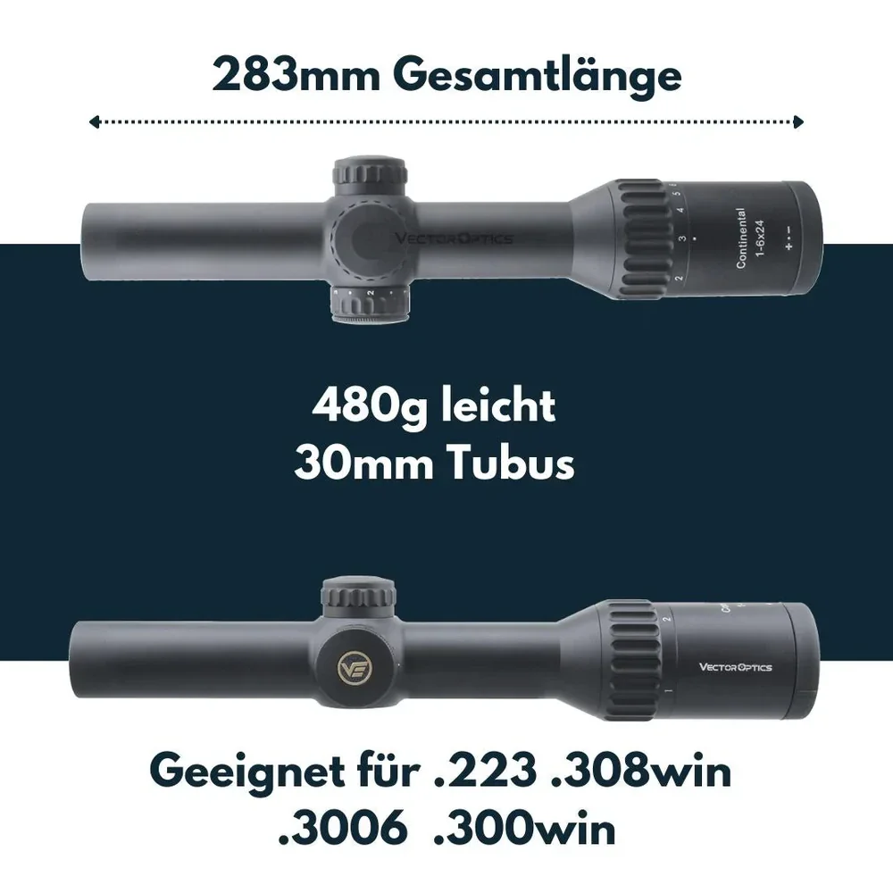Vector Optics SCOC-23 Continental 1-6x24SFP