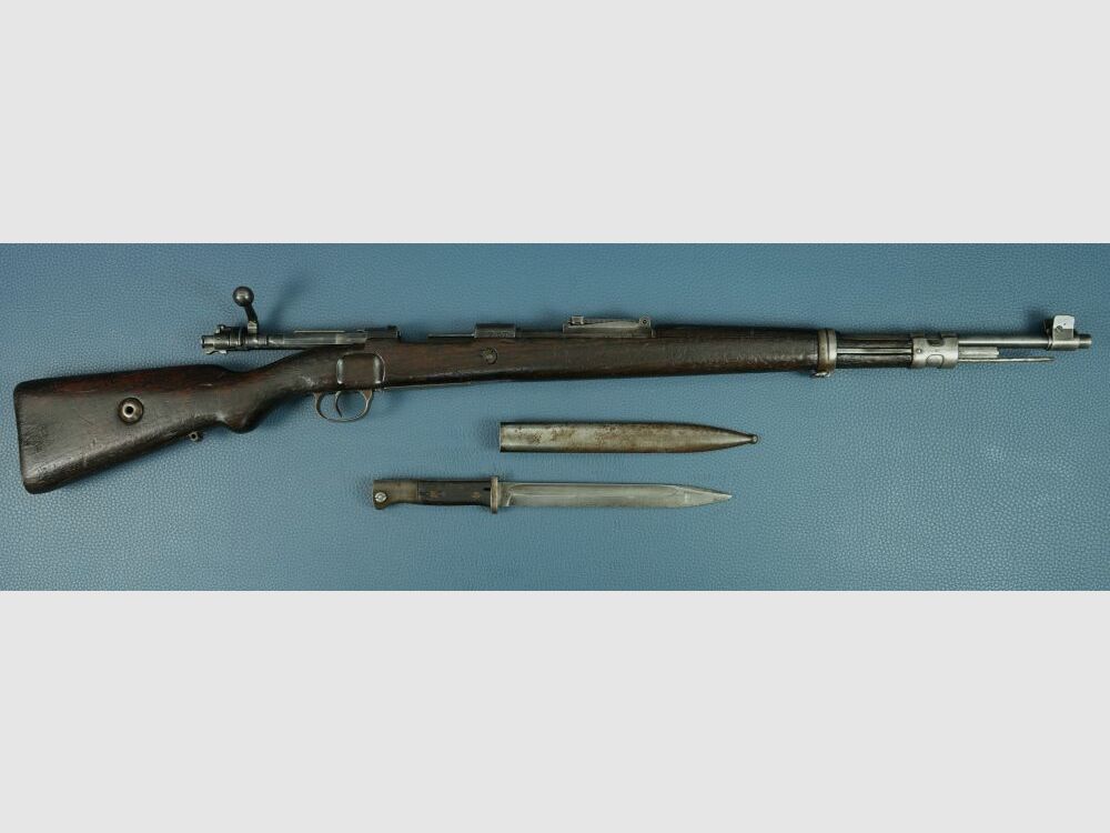 Mauser K98 Portugal contract 1937 + matching bayonet 8x57JS