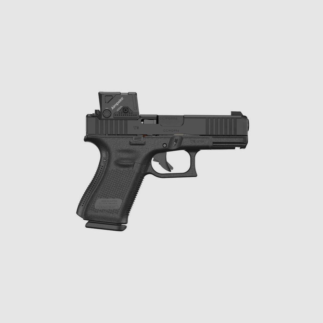 Glock Pistole Combo G19 Gen5 A-CUT Aimpoint COA 9 mm Luger, Compact