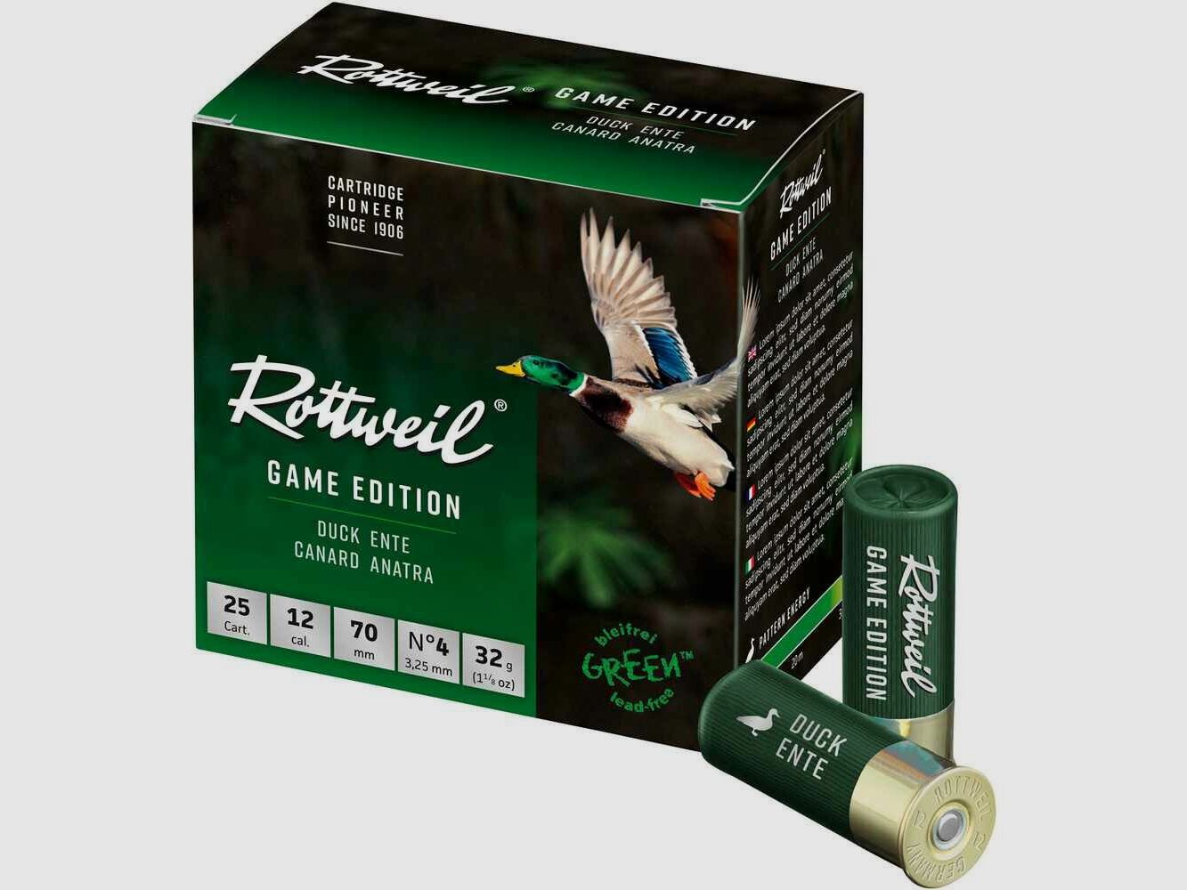 Rottweil Game Edition Ente 32g - 3,25mm - 100Stk
