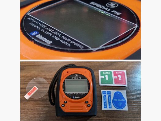 Special Pie IPSC Shot Timer Displayschutz aus gehärtetem Glas