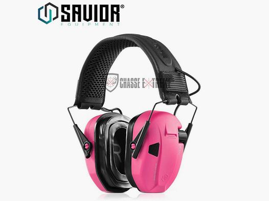 Casque SAVIOR Antibruit Electroniques Rose