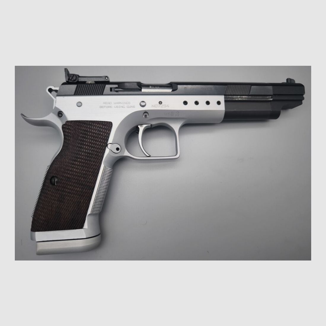 Tanfoglio Gold Match 9mm Luger 6" Sportpistole "Bicolor" 9mmLuger