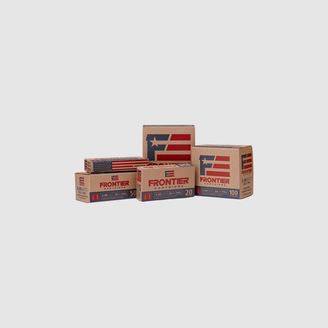 Hornady Frontier .300 Blackout 125 gr FMJ – cartouches, boîte de 20, image 1 sur 2