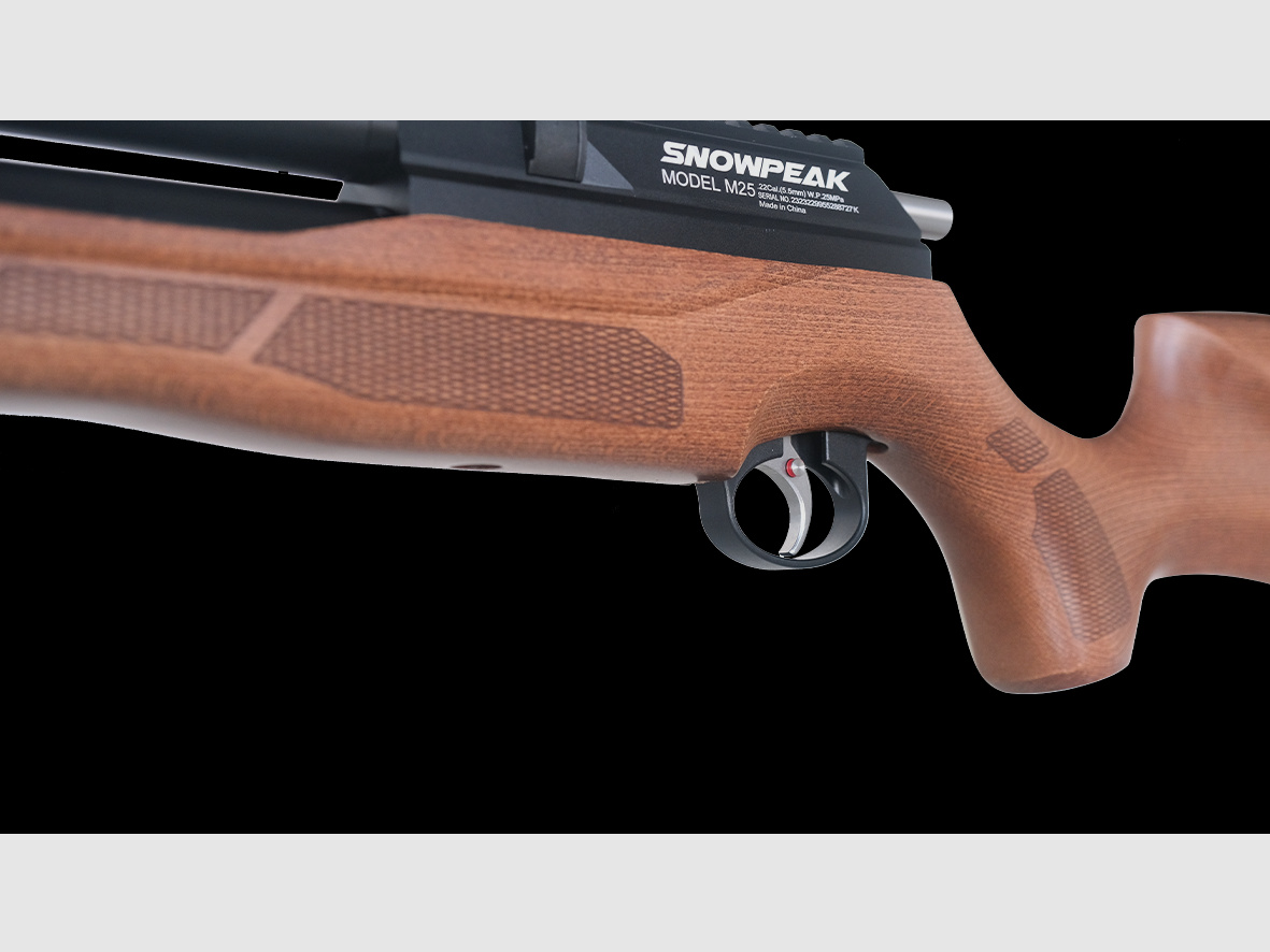 Snowpeak M25 Gen.2 - PCP de gran calibre .30 / 7,62mm con stock de madera