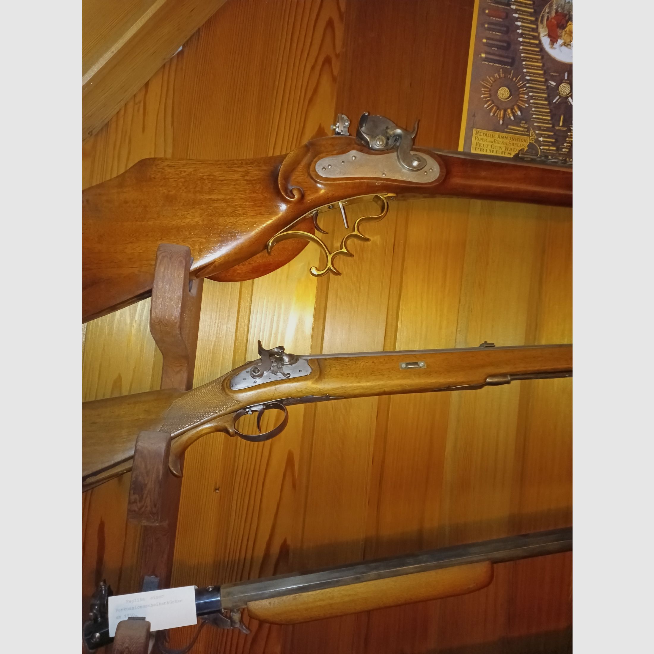 Collection of muzzle-loading rifles without acquisition certificates + accessories