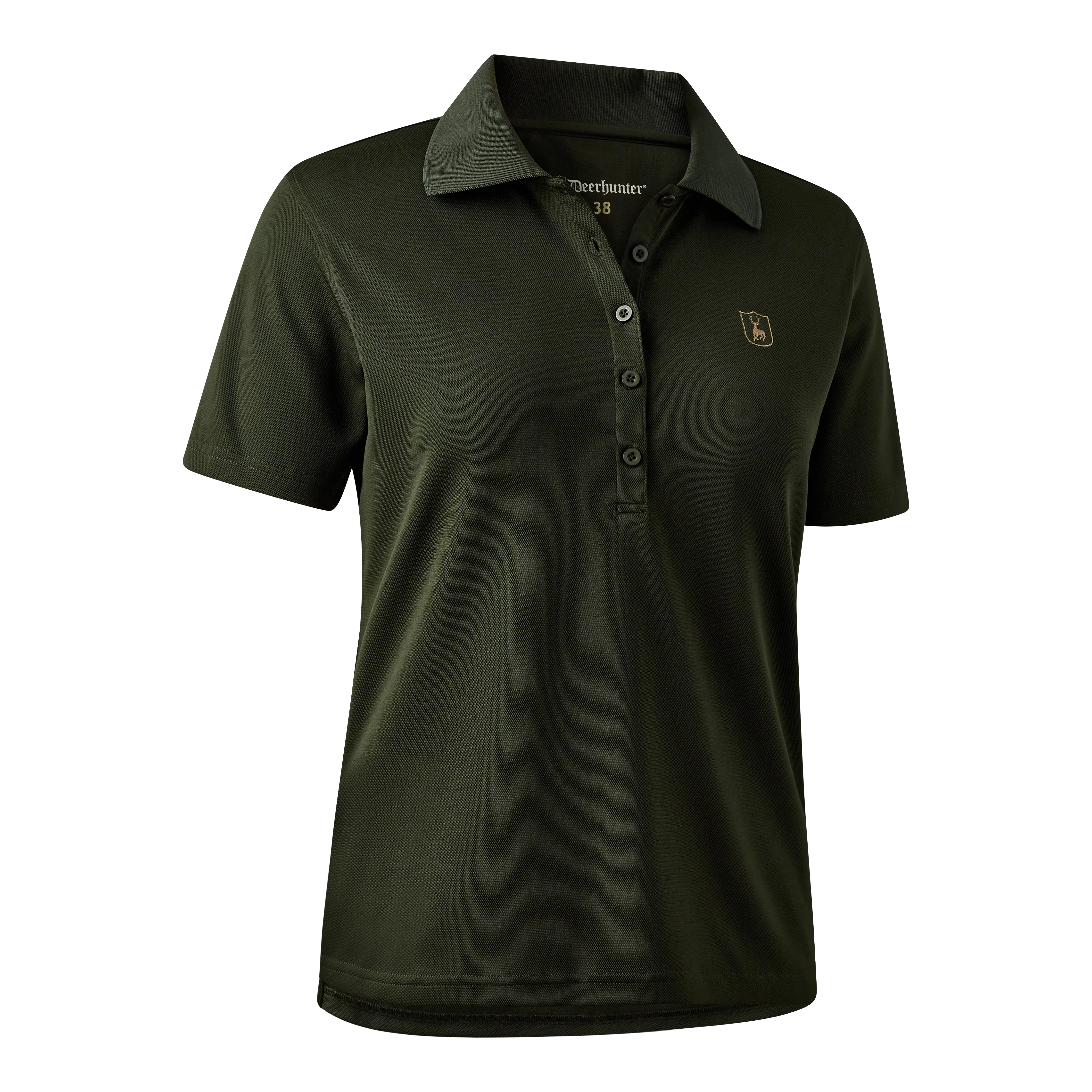 Lady Climate-poloshirt met 37.5® Technology - Forest Ember