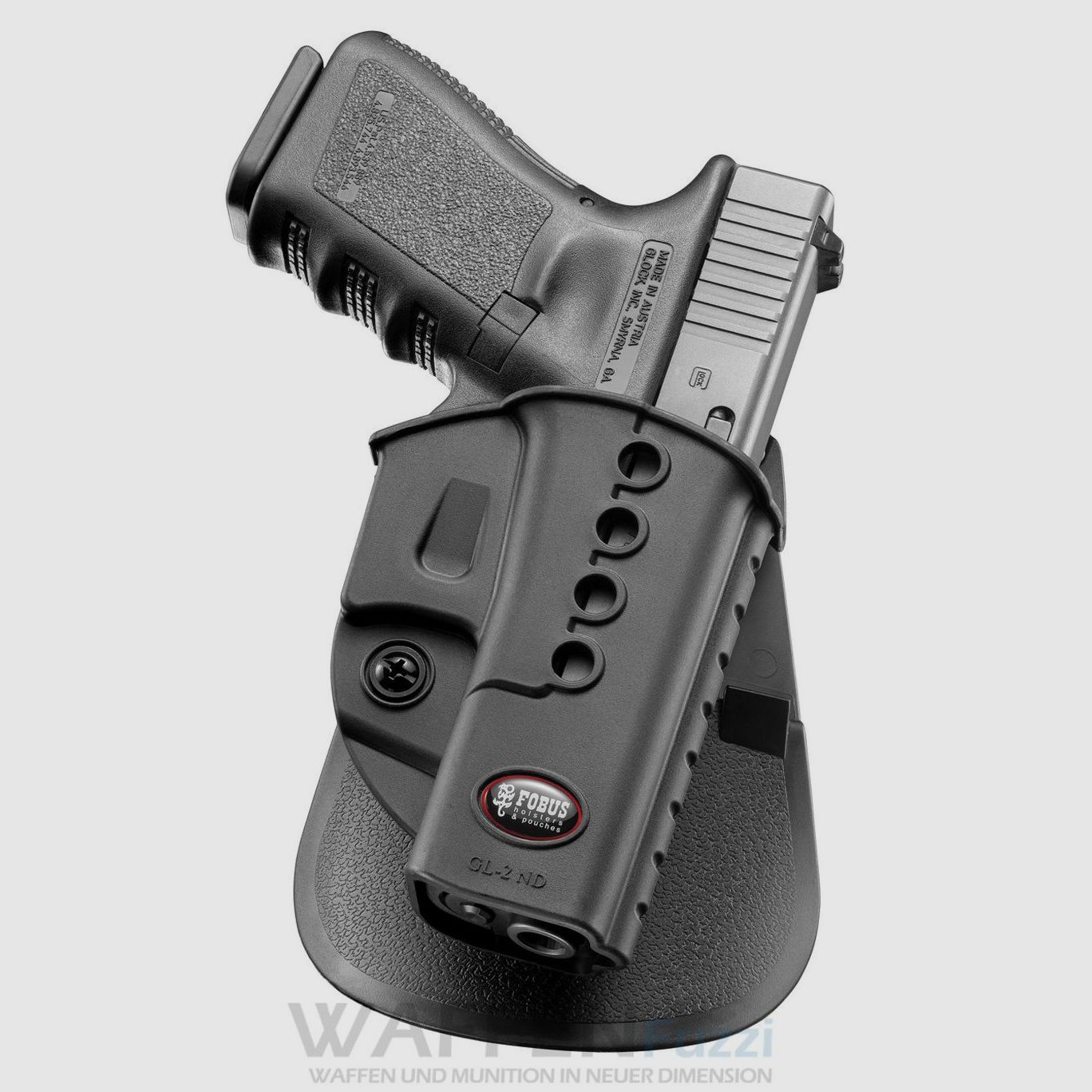 Fobus Paddle Holster Evolution für Glock Kompakt und Standard Pistolen