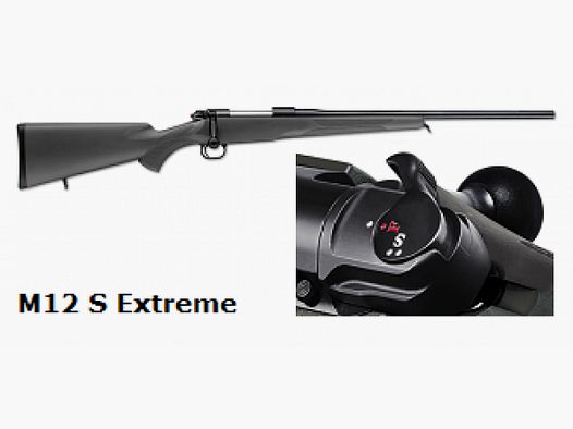 Mauser M12 Extreme (Hand tension) muzzle thread repeating rifle
