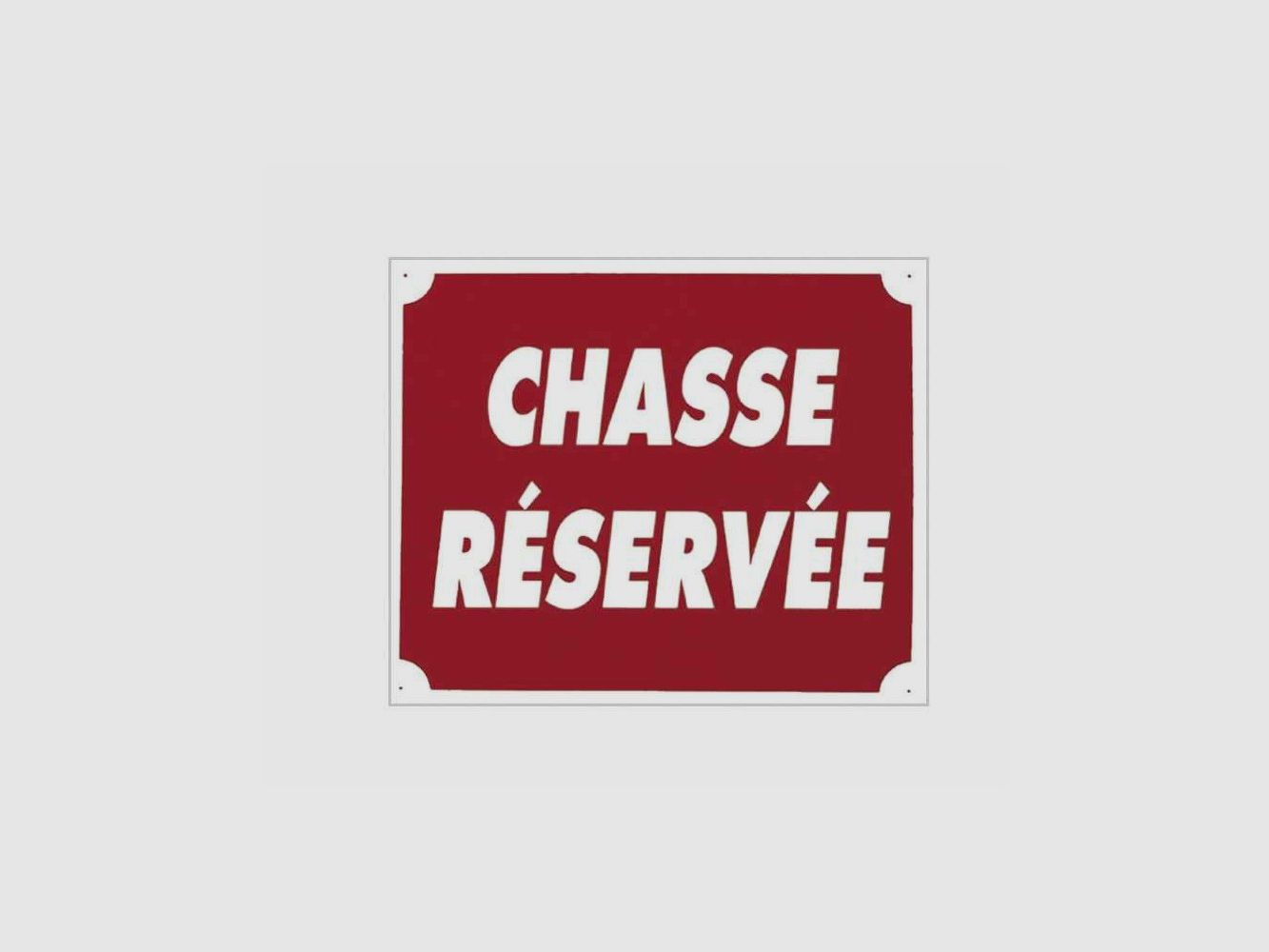 Reservierte Jagd