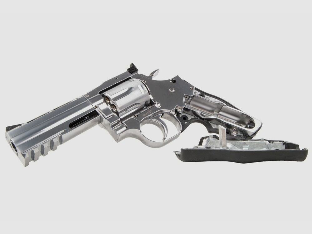 Dan Wesson 715 4" .177 Silber 4,5mm Druckluft Co2