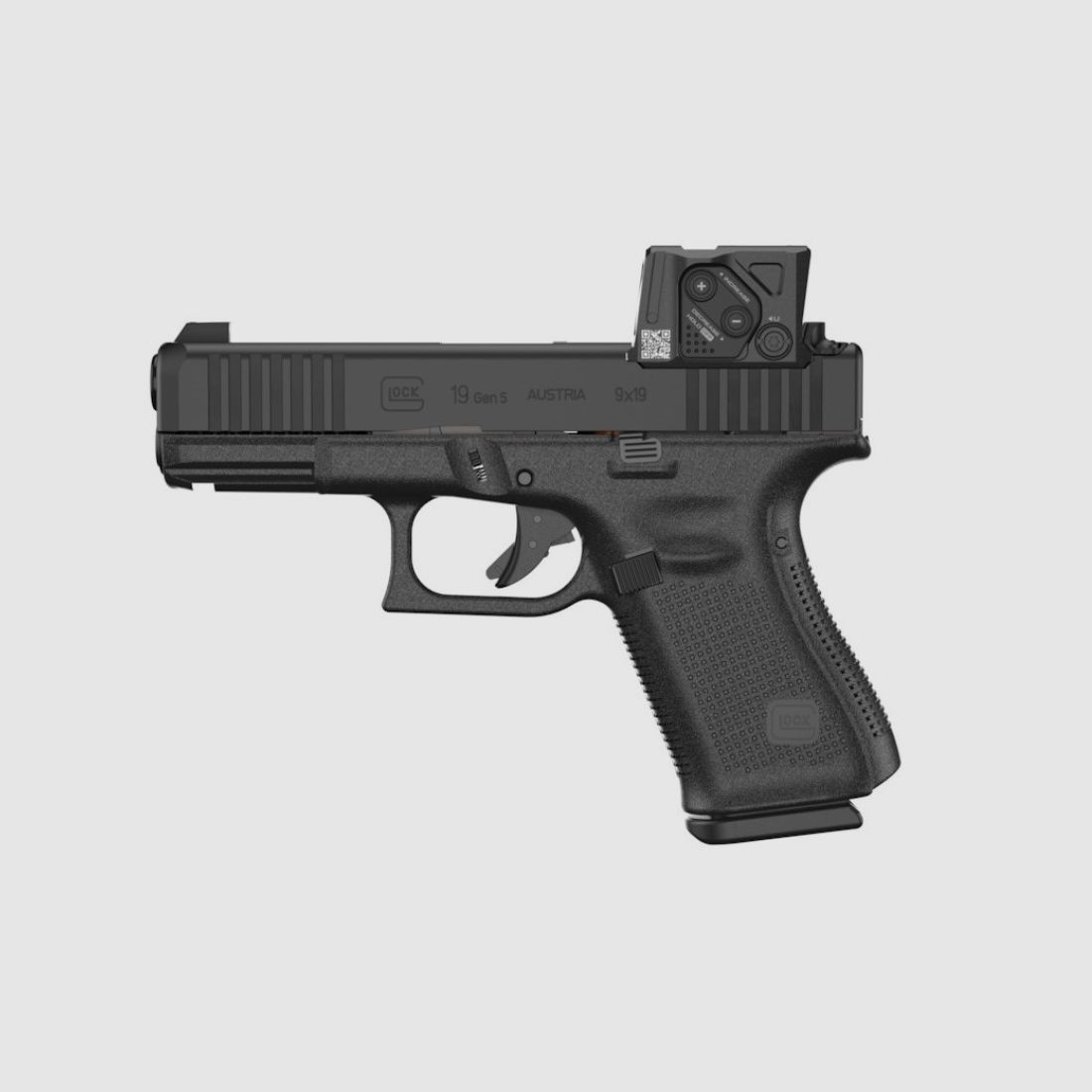 Pistolet Glock 19 Gen5 MOS/FS Combo avec COA – 9 mm Para, image 2 sur 2