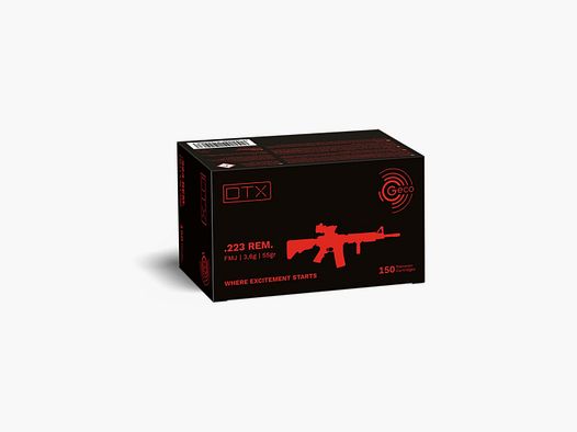 GECO Ammo .223 Rem Geco DTX 3.6 g / 55 gr VE150