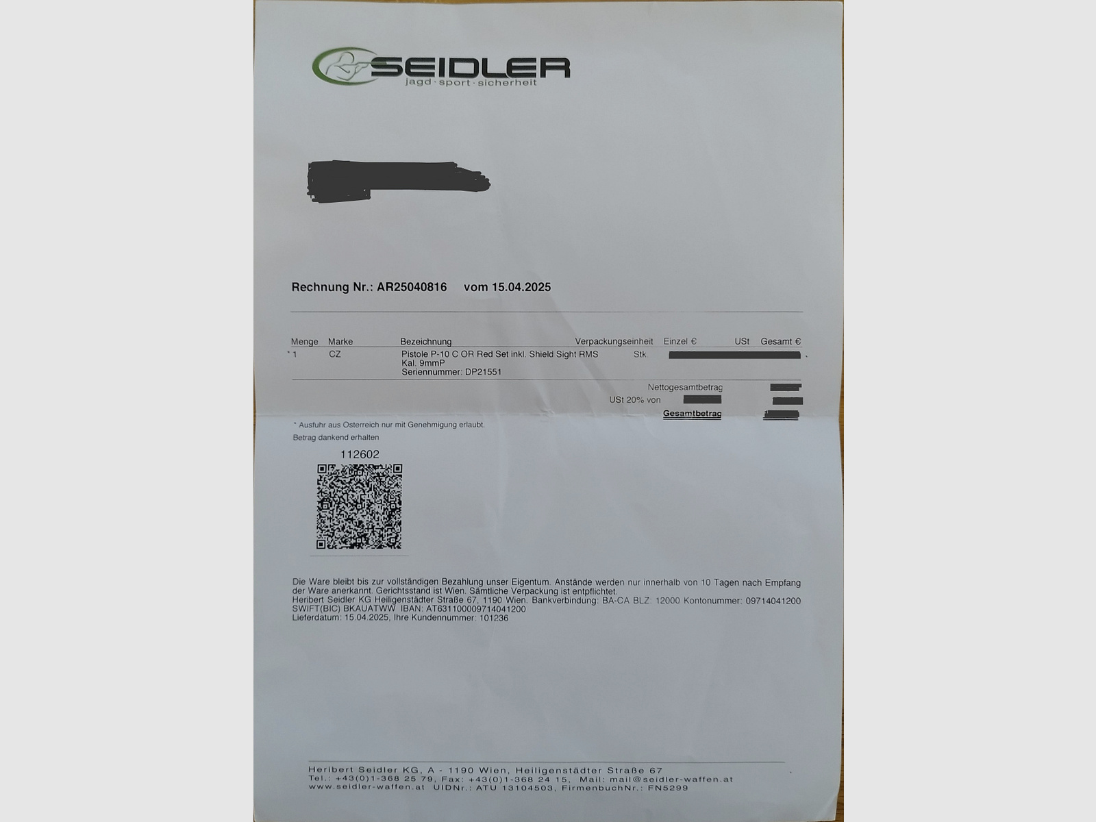 CZ P-10 C OR Red Special Edition Set including Shield Sight RMS