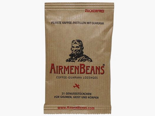 1 x AirmeanBeans Kaffee Pastillen mit GUARANA - 21g je Pack "Kaffe to go" zuckerfrei Koffeinhaltig