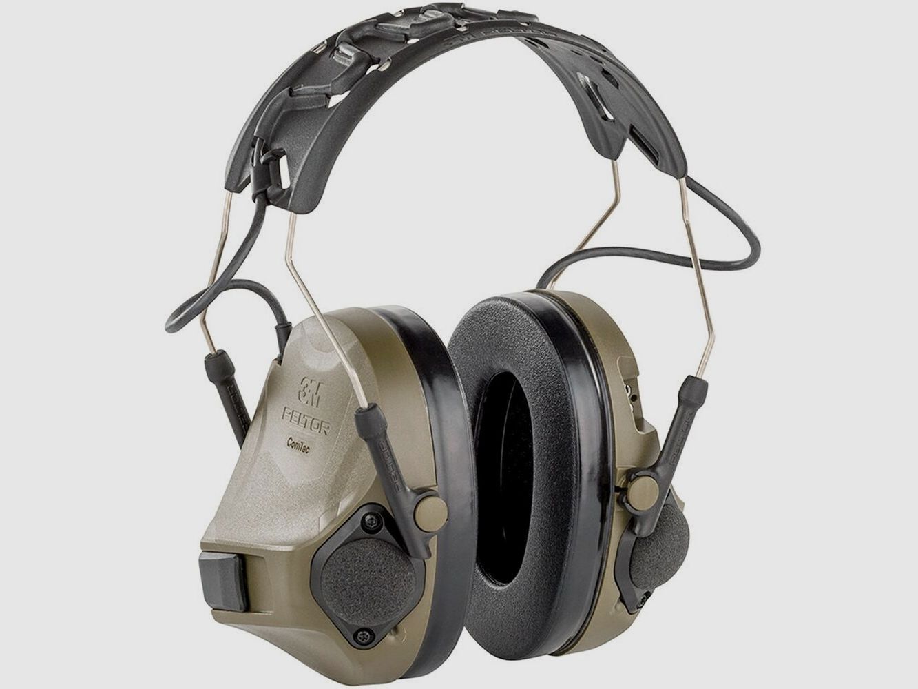 3M Peltor ComTac VIII protección auditiva oliva, imagen 2 de 2