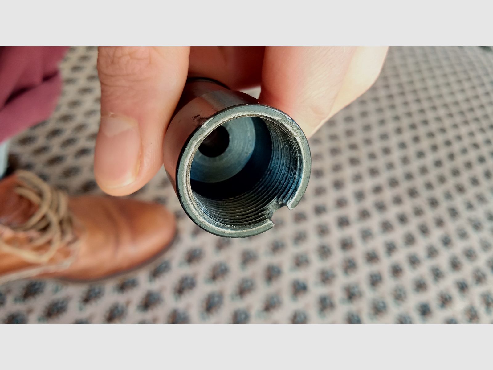 AKS-74u acciaio finto freno di bocca / booster di bocca // Krinkov amplificatore di rinculo freno di bocca 24x1,5 mm filettatura metrico RH / Yunker