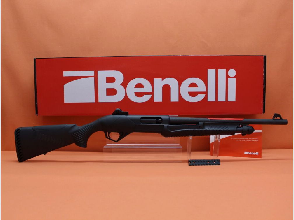 Benelli VsRep.Flinte 12/89 Benelli SuperNova Tactical (voorhand herhalingsflinte) 18,5" loop/ Ghost-Ring
