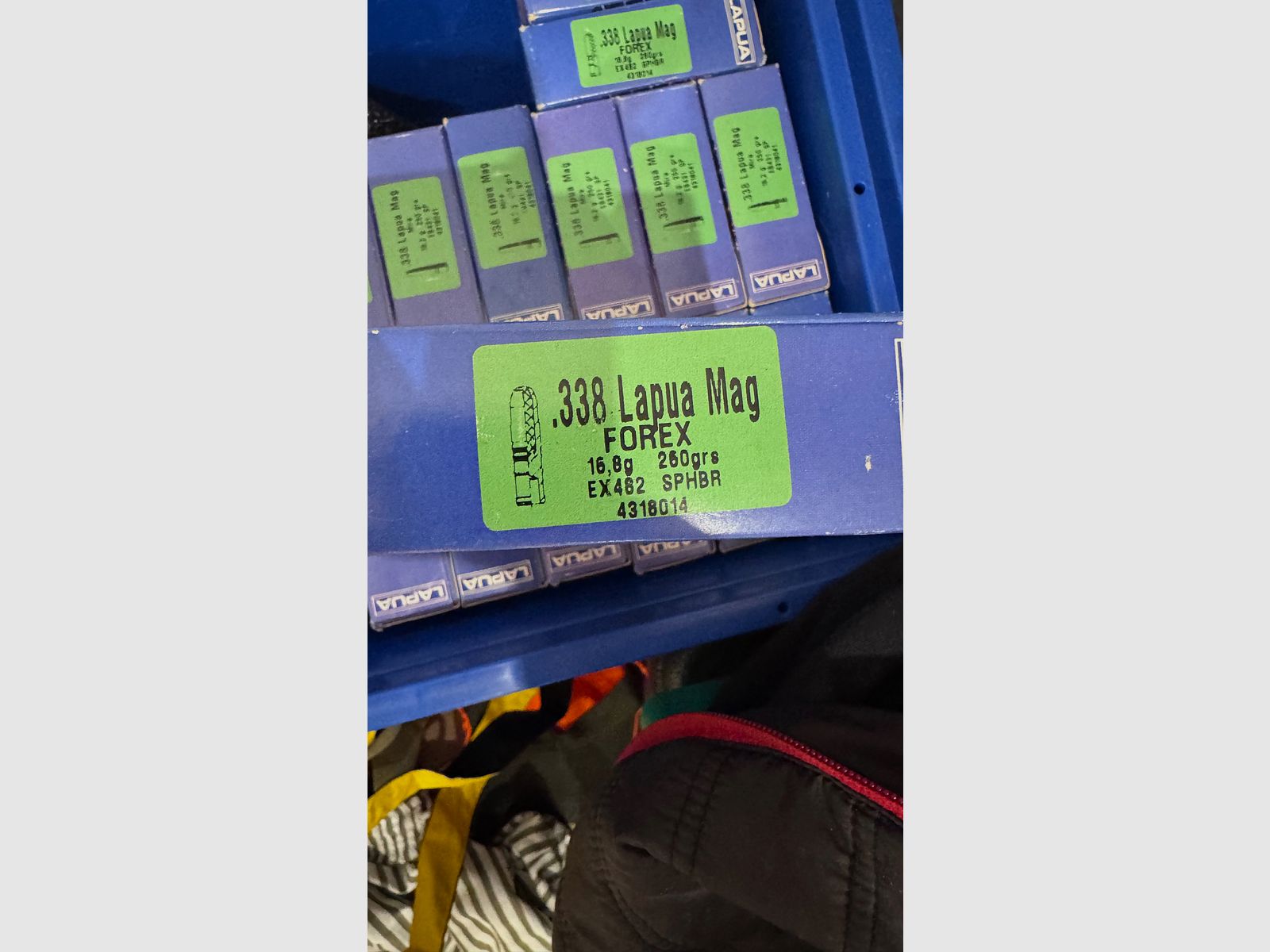 pack de 46 à 20 pcs. Lapua 338 Lapua Magnum cartouches à ogive partielle