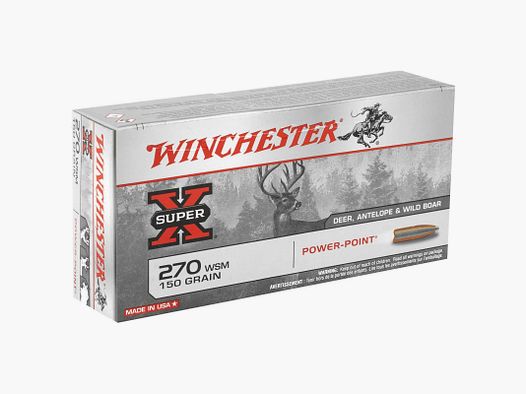 WINCHESTER CARTUCHOS 270 WSM 150GR