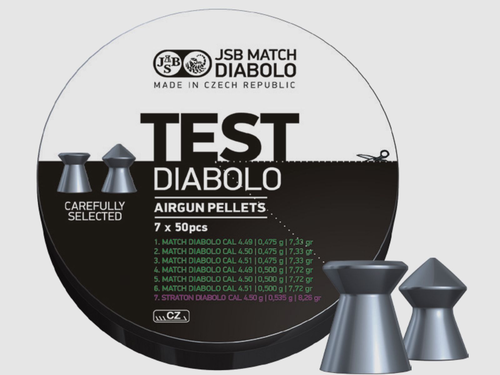 JSB Match Test Box Pistola 4,5mm