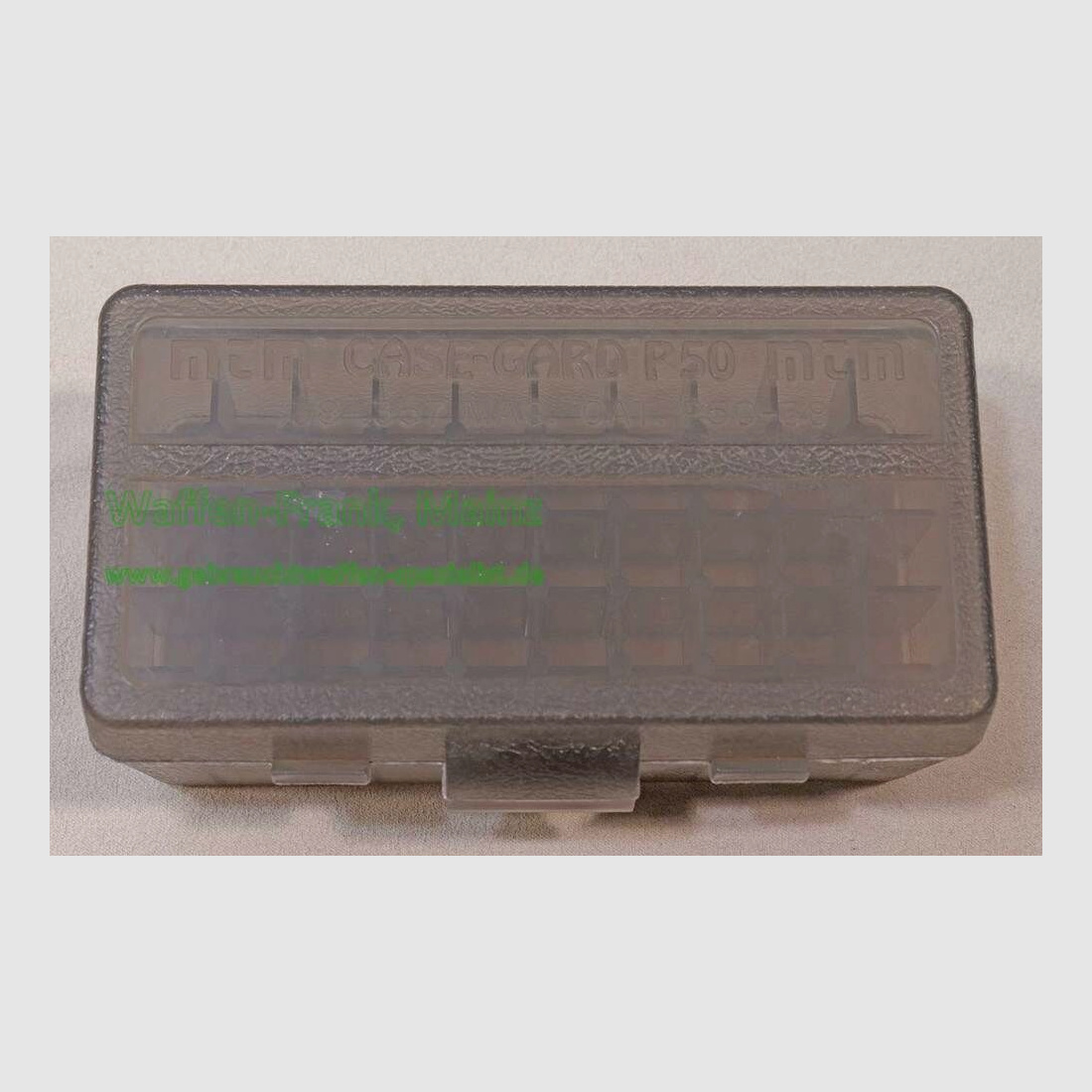 MTM Products Company USA Patronenbox P50-38 rauchklar