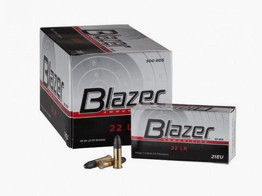 CCI BLAZER HV - 40 GRS - .22LR - 500 PATRONES
