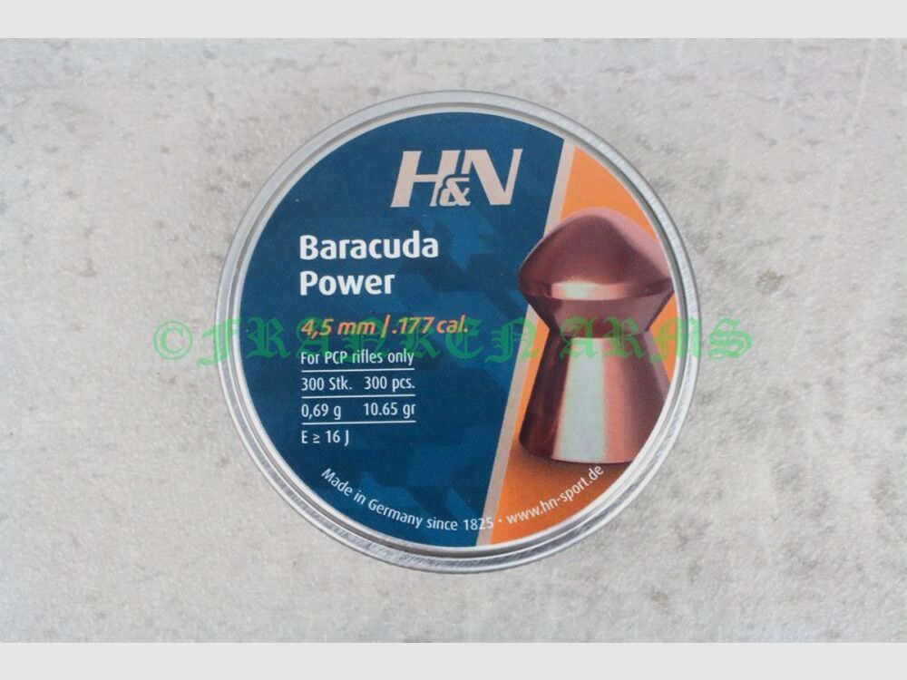 H&N Baracuda Power 4,50mm 300 Stück