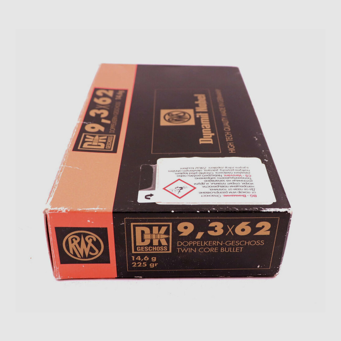 RWS (WZd.Fa.Rottweil) rifle cartridges 9.3x62