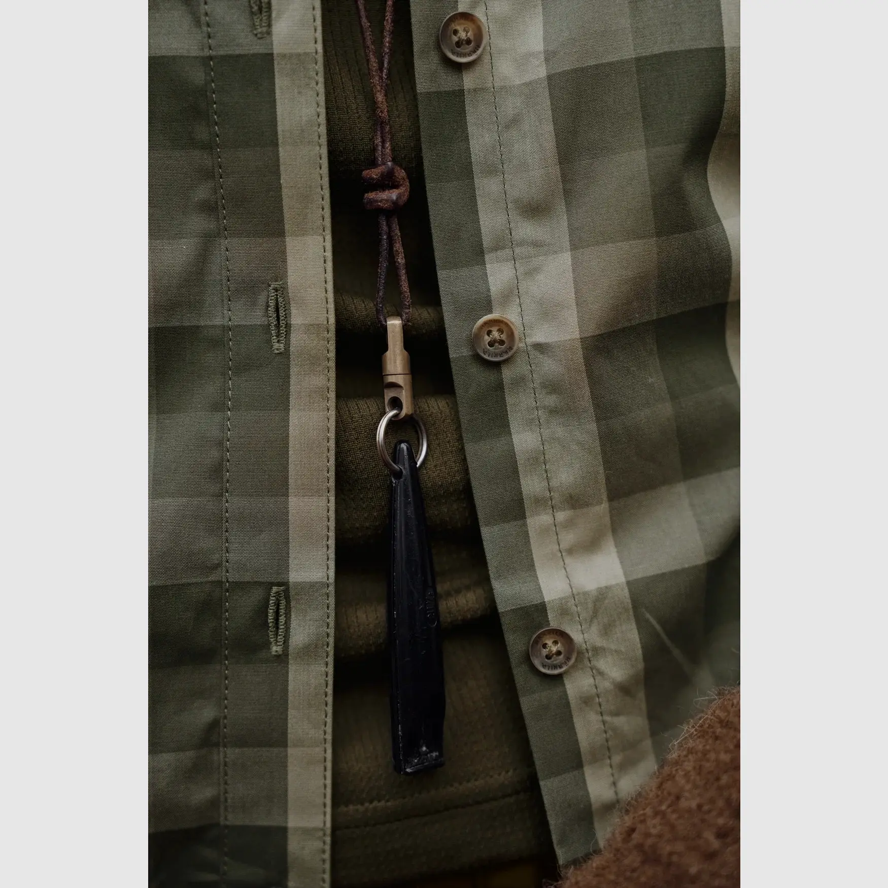 Härkila Akeena chemise à manches longues pour femme, Forest Night Check, image 7 sur 7